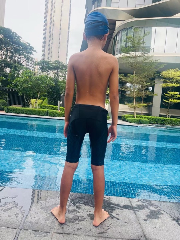 Adult swimming class