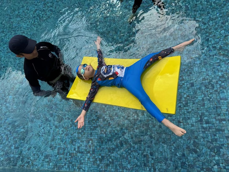 Competitive swimming training